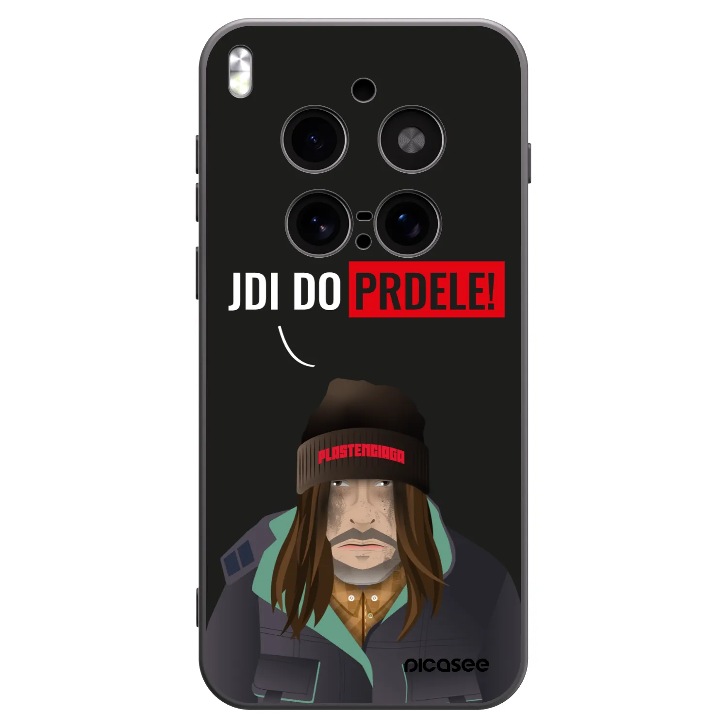 Picasee silikonový černý obal pro Vivo X300 Pro - Bezďák