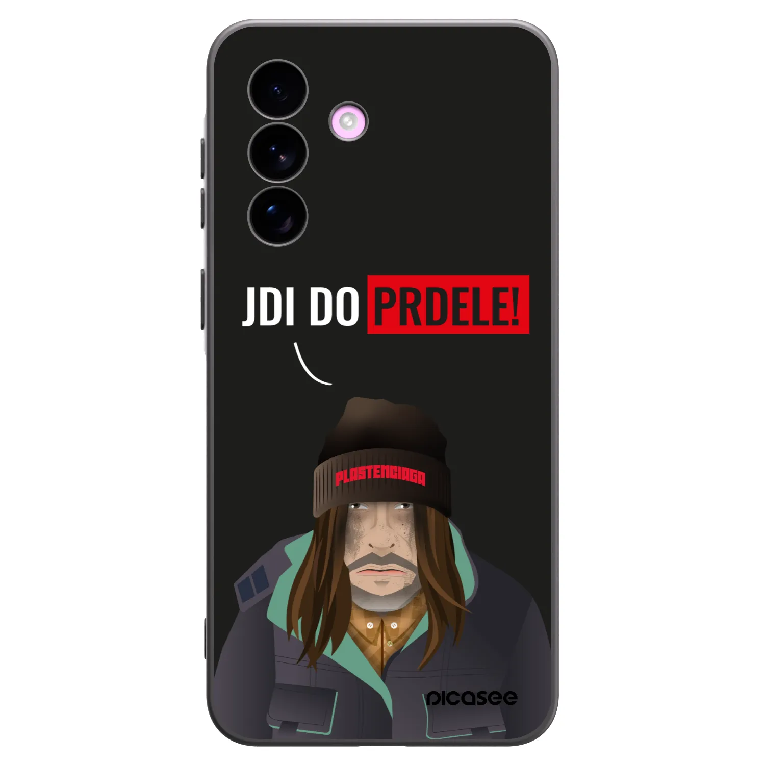Picasee silikonový černý obal pro Samsung Galaxy A57 5G - Bezďák