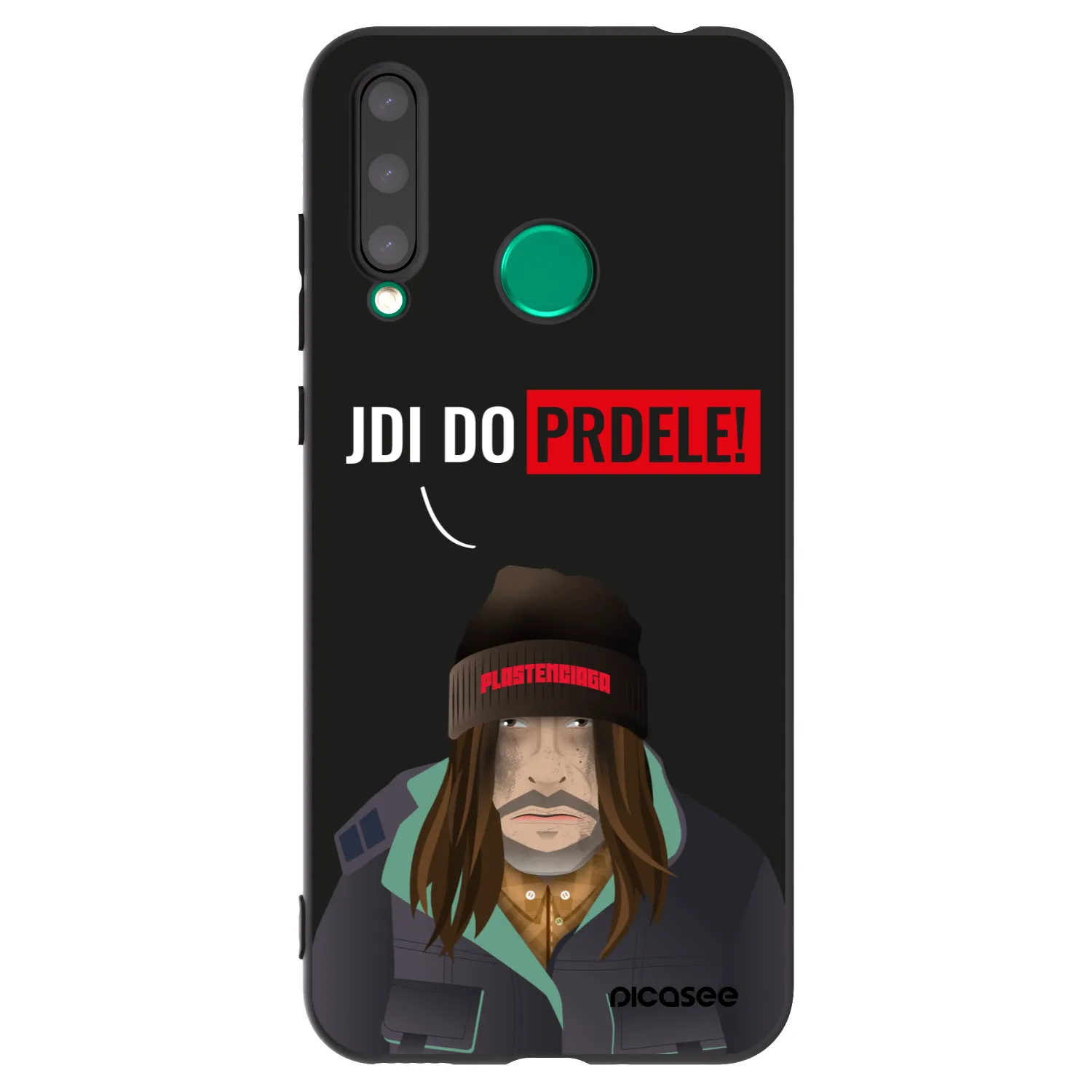 Picasee silikonový černý obal pro Honor 20 Lite - Bezďák