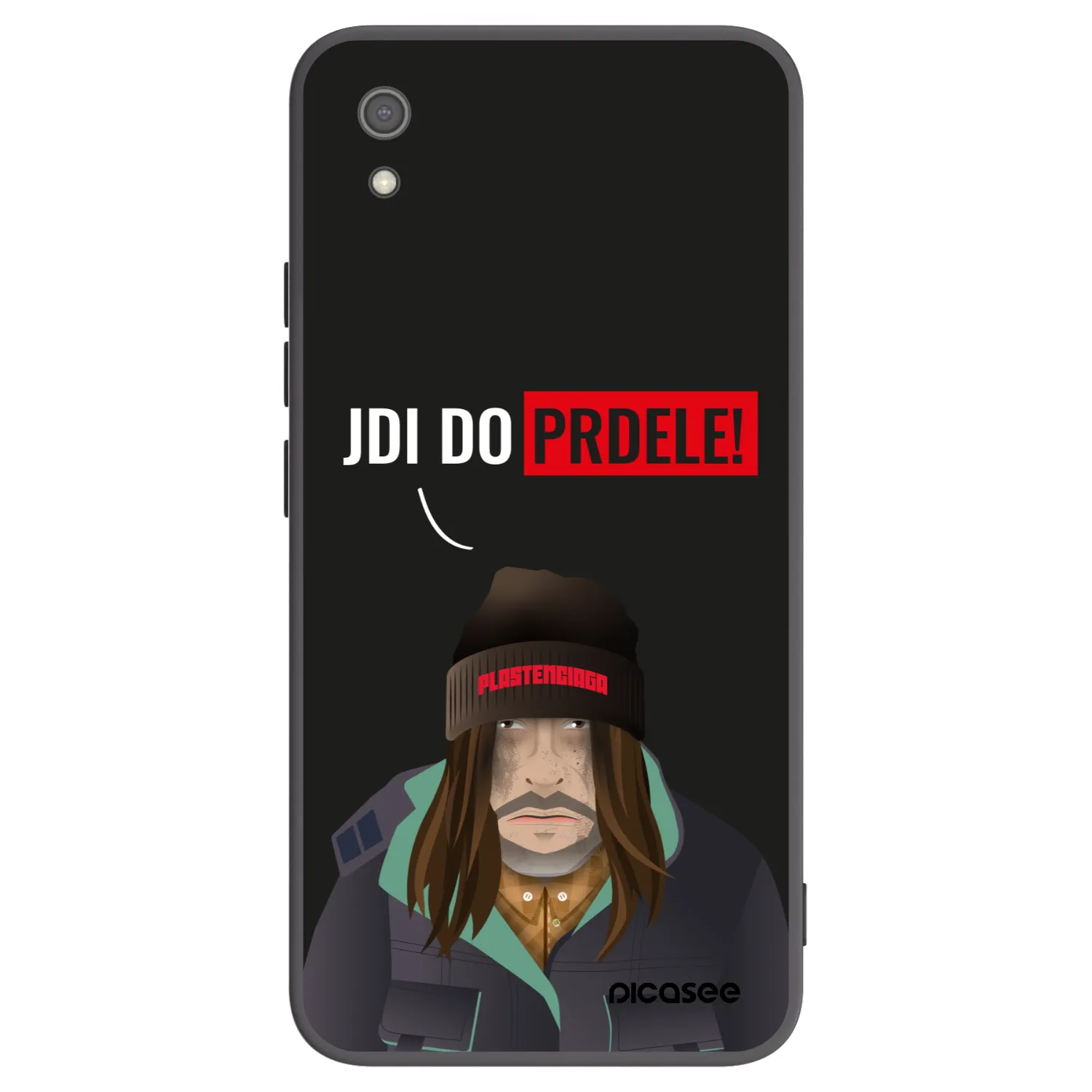 Picasee silikonový černý obal pro Xiaomi Redmi 7A - Bezďák