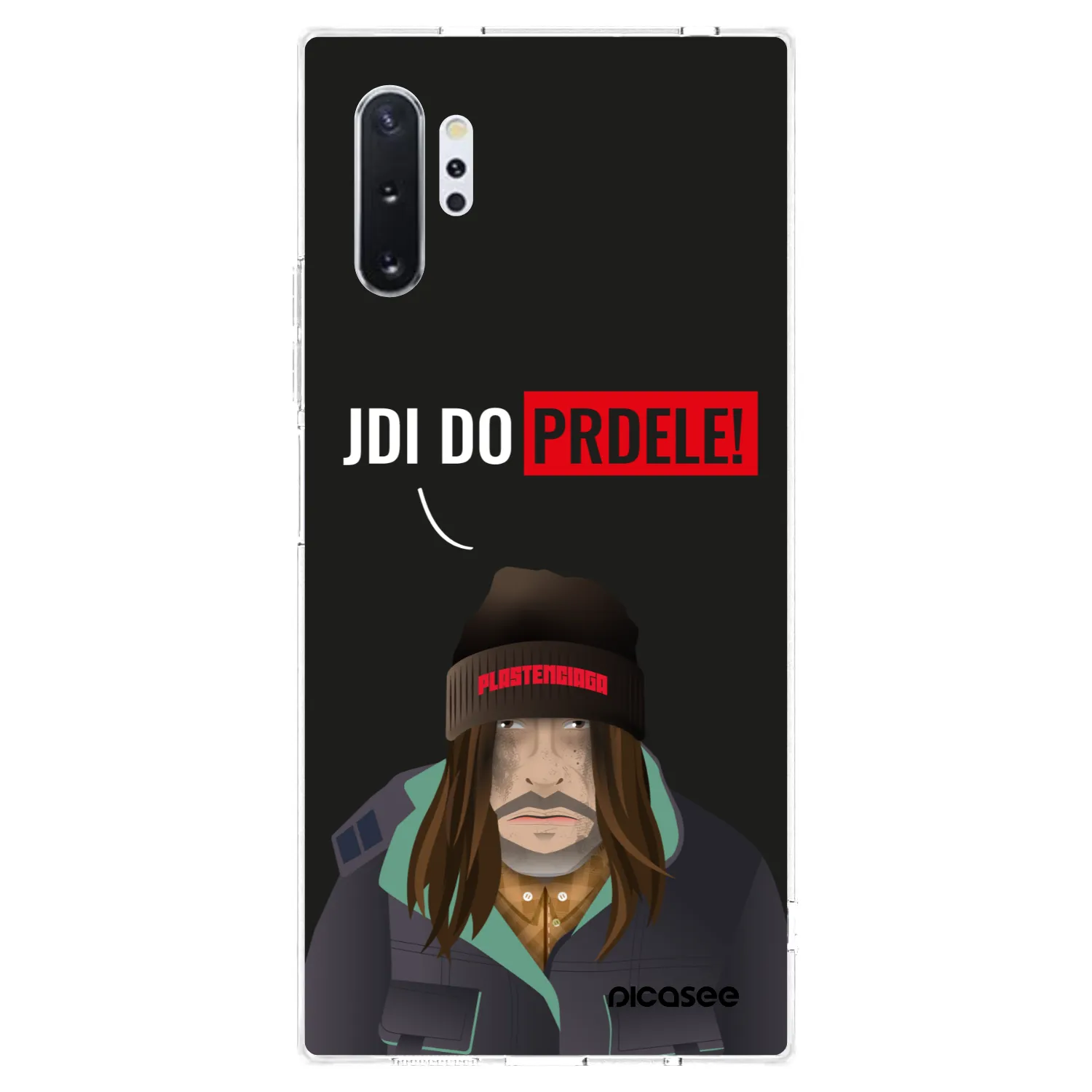 Picasee silikonový průhledný obal pro Samsung Galaxy Note 10+ N975F - Bezďák