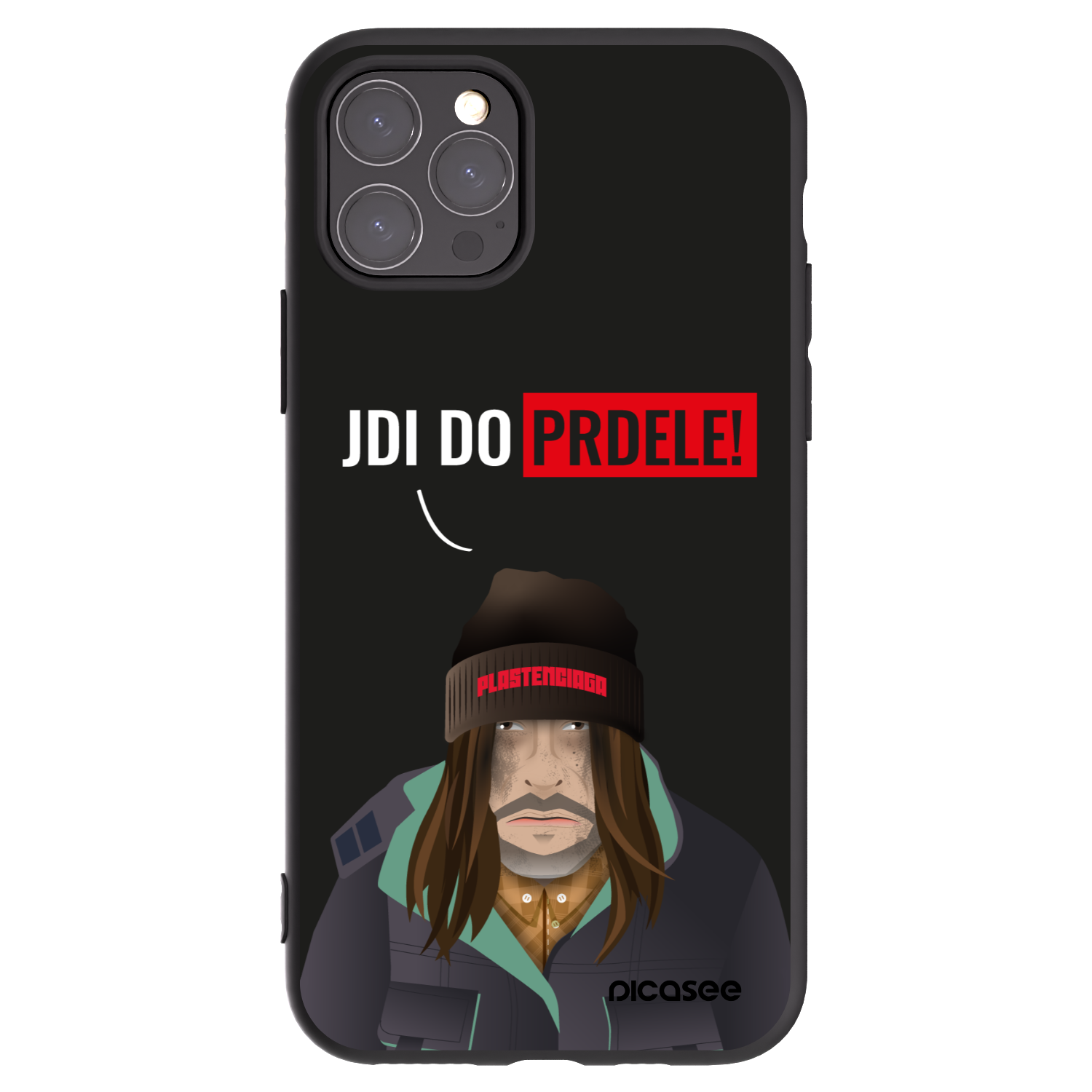 Picasee silikonový černý obal pro Apple iPhone 11 Pro - Bezďák