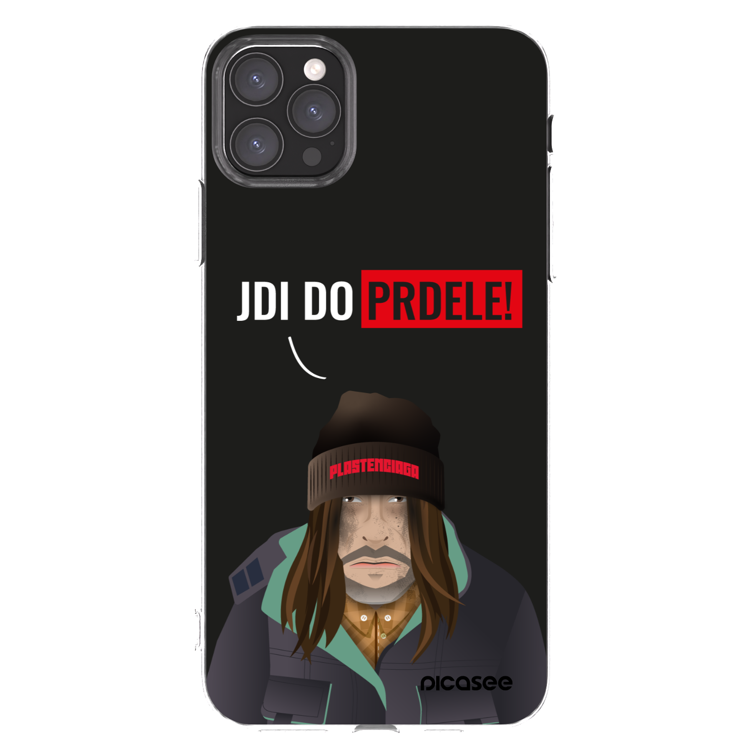Picasee silikonový průhledný obal pro Apple iPhone 11 Pro Max - Bezďák