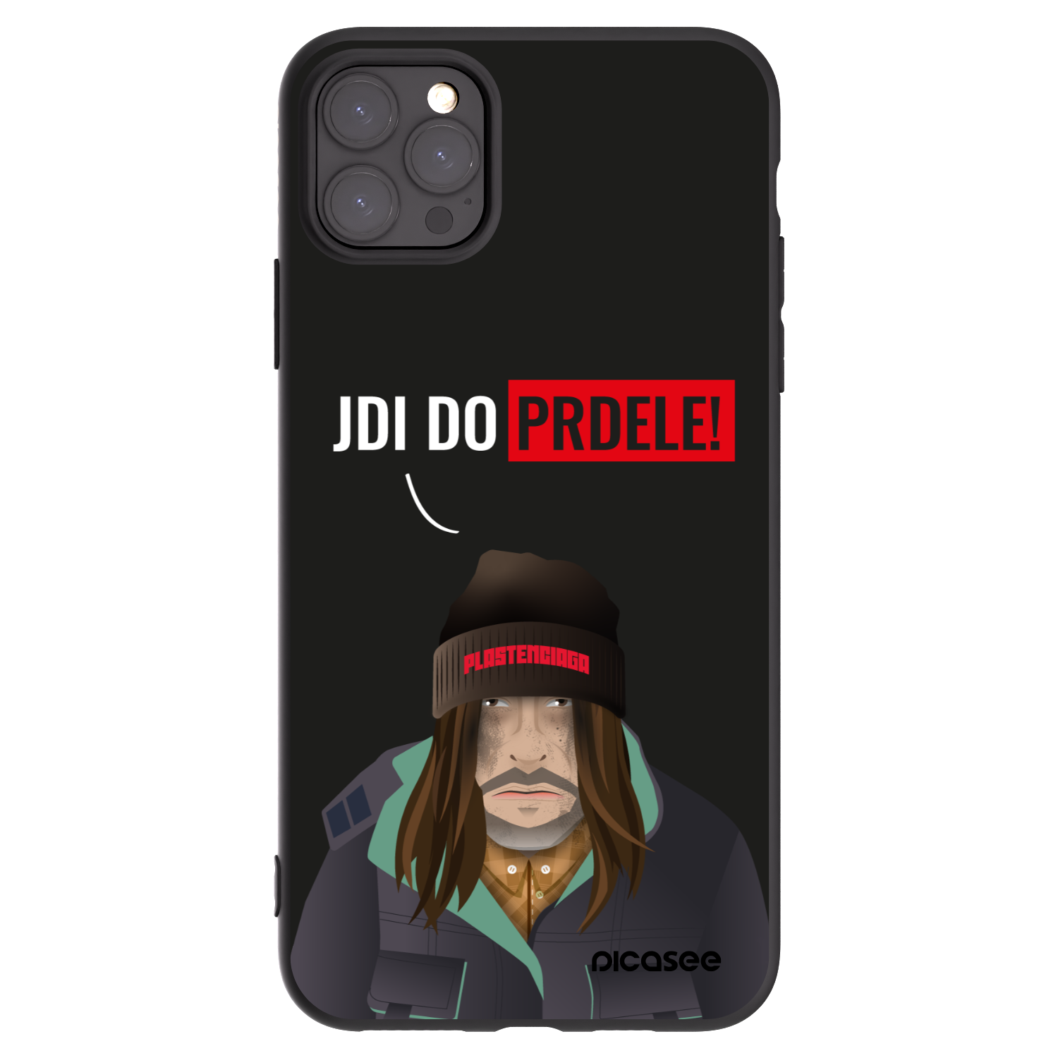 Picasee silikonový černý obal pro Apple iPhone 11 Pro Max - Bezďák
