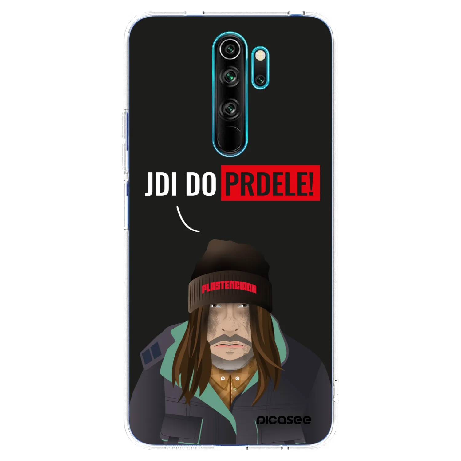 Picasee silikonový průhledný obal pro Xiaomi Redmi Note 8 Pro - Bezďák