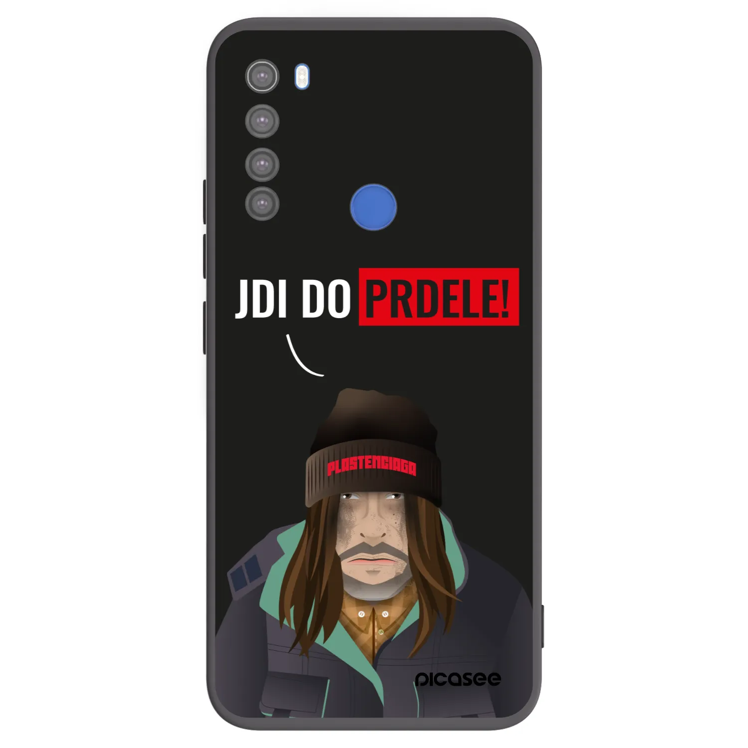 Picasee silikonový černý obal pro Xiaomi Redmi Note 8T - Bezďák