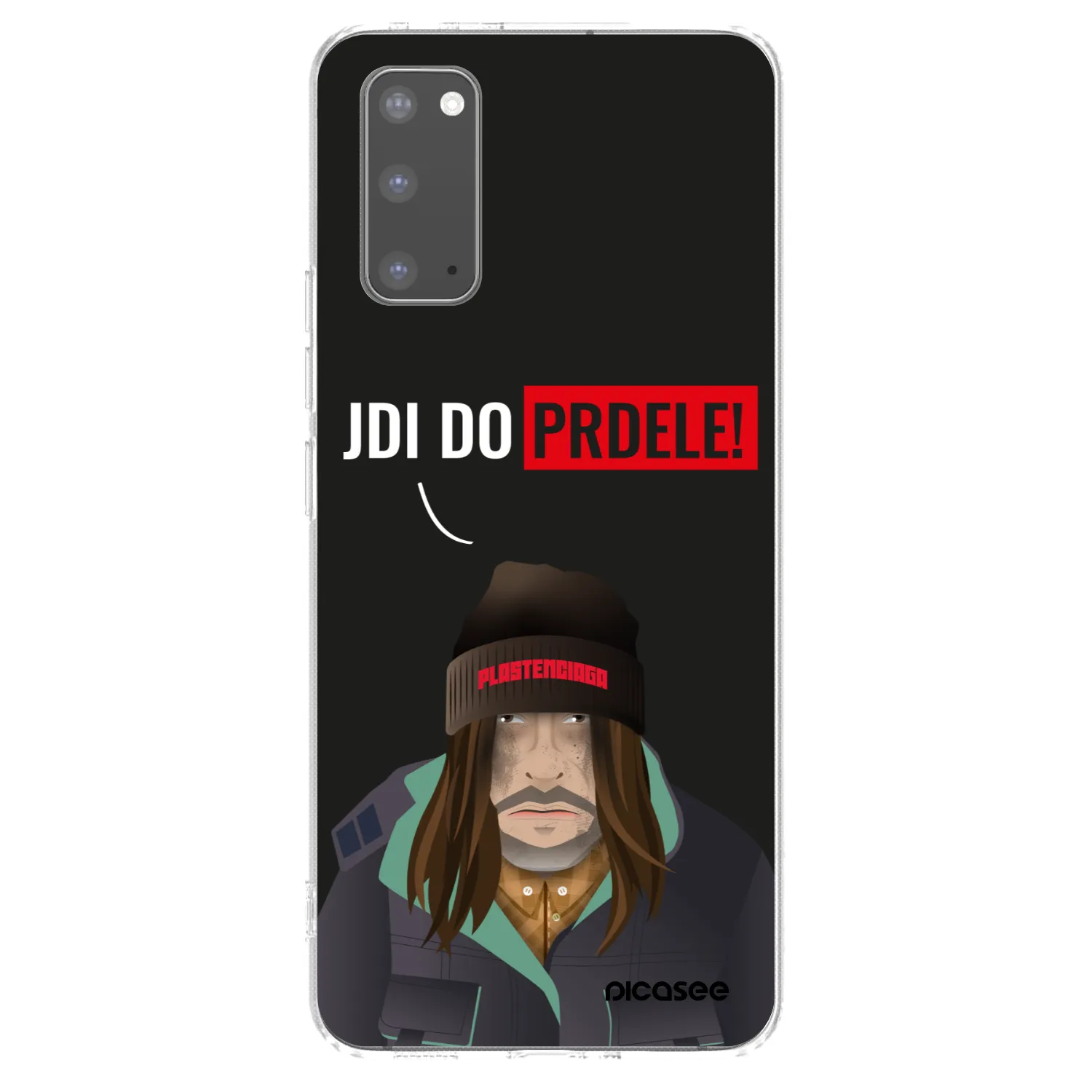 Picasee silikonový průhledný obal pro Samsung Galaxy S20 G980F - Bezďák