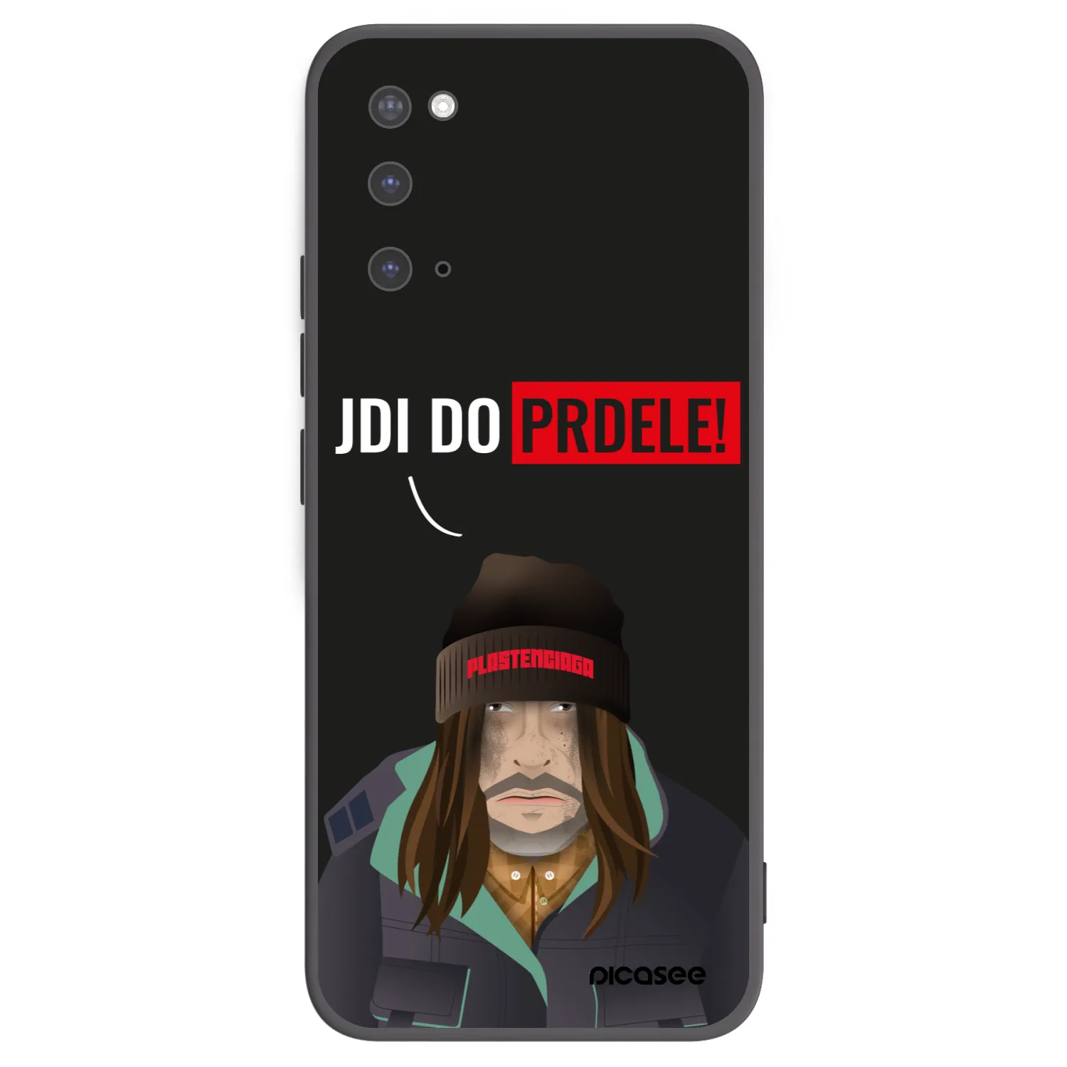Picasee silikonový černý obal pro Samsung Galaxy S20 G980F - Bezďák