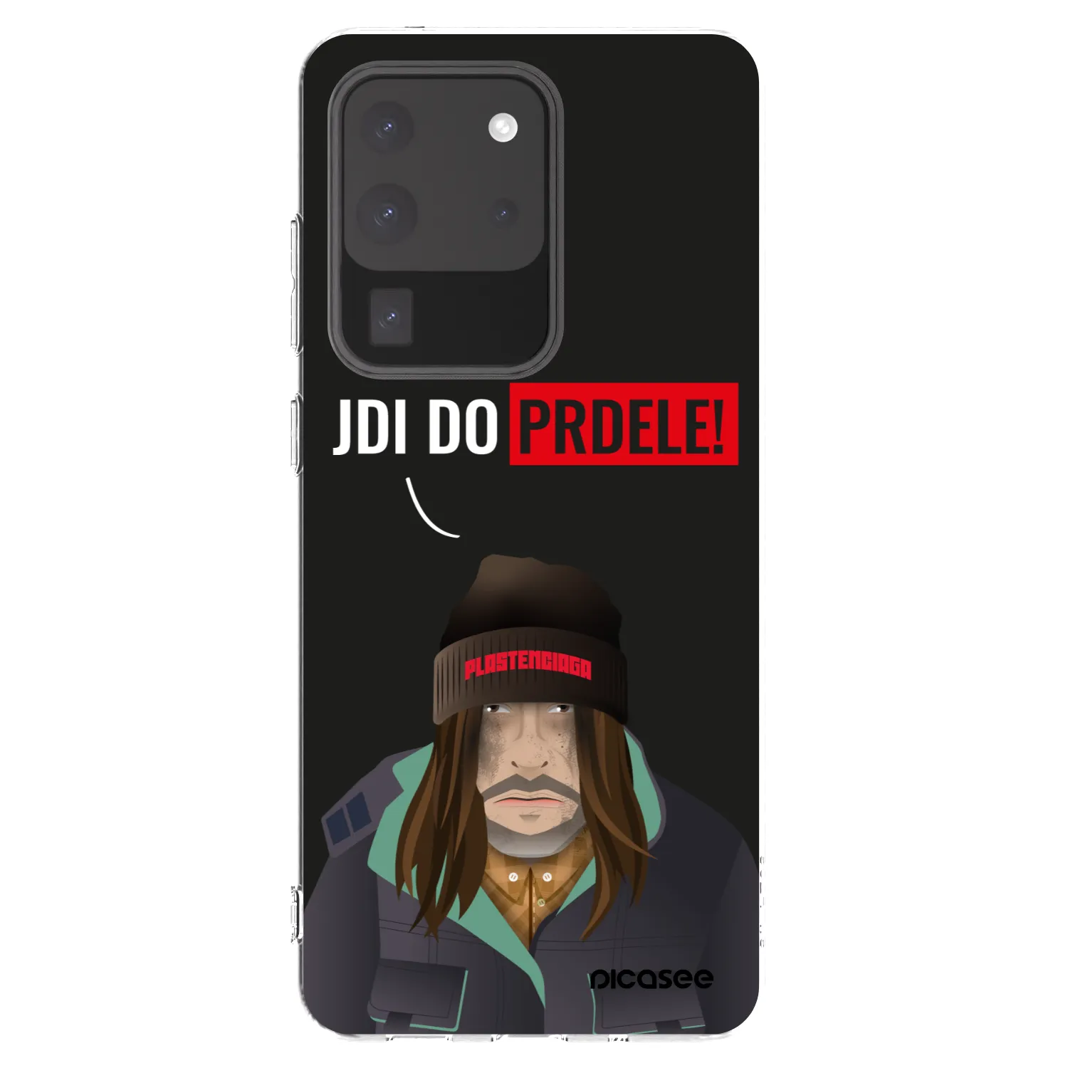 Picasee silikonový průhledný obal pro Samsung Galaxy S20 Ultra 5G G988F - Bezďák