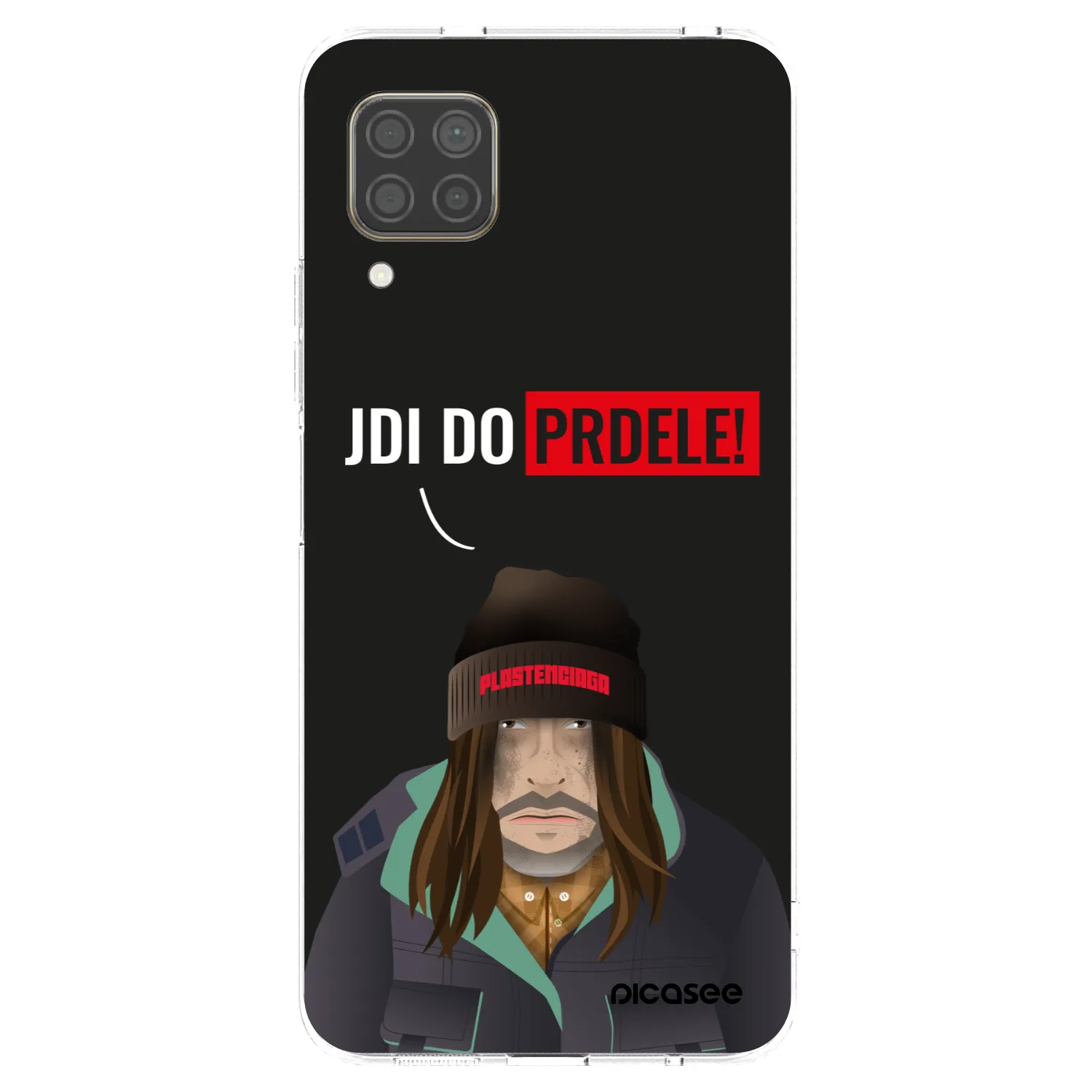 Picasee silikonový průhledný obal pro Huawei P40 Lite - Bezďák
