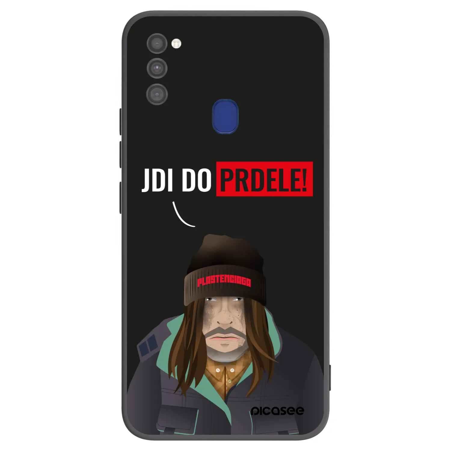 Picasee silikonový černý obal pro Samsung Galaxy M21 M215F - Bezďák