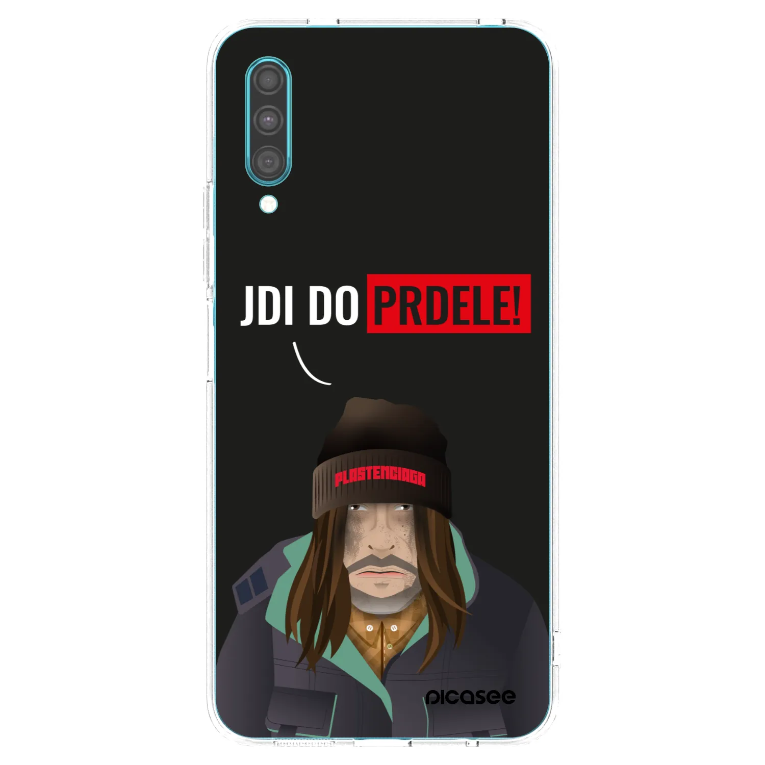 Picasee silikonový průhledný obal pro Samsung Galaxy A30s A307F - Bezďák