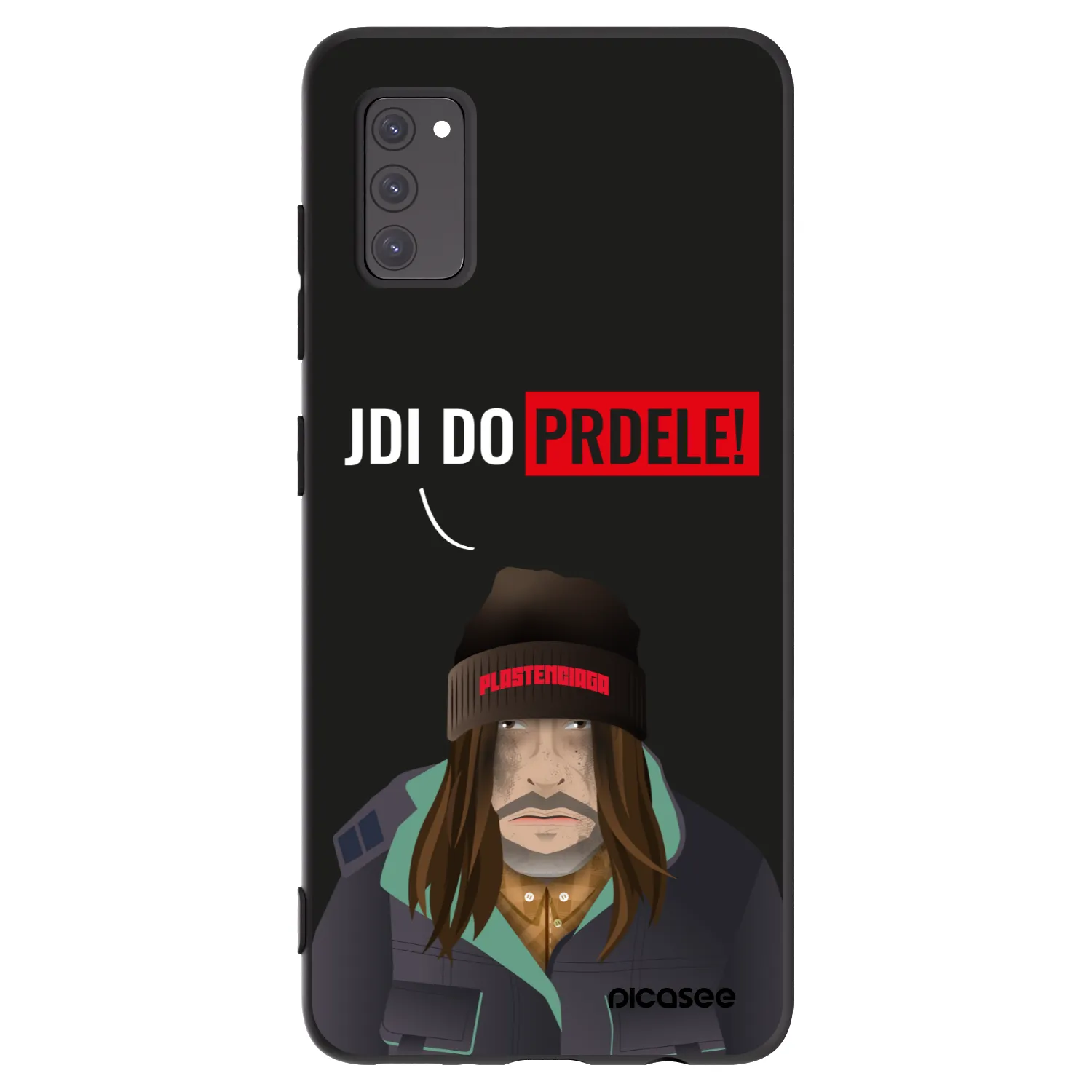 Picasee silikonový černý obal pro Samsung Galaxy A41 A415F - Bezďák