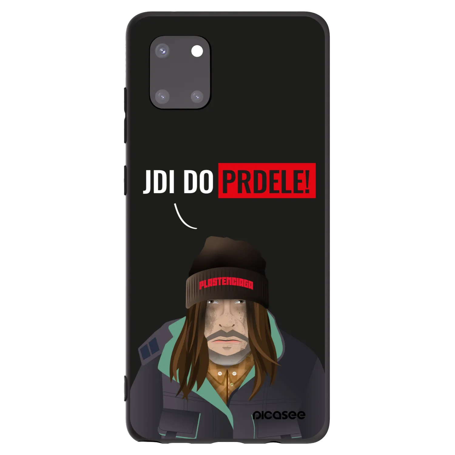 Picasee silikonový černý obal pro Samsung Galaxy Note 10 Lite N770F - Bezďák