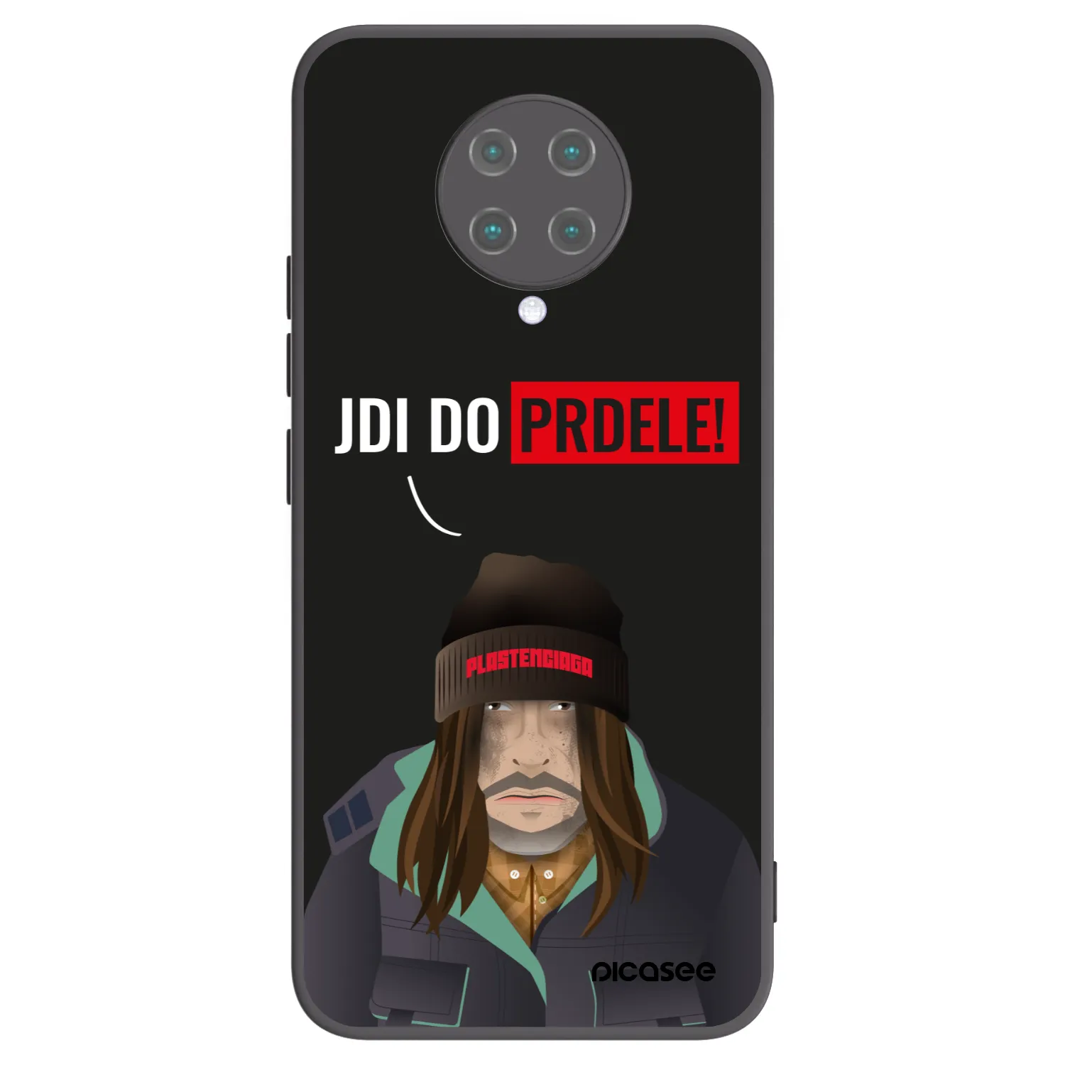 Picasee silikonový černý obal pro Xiaomi Poco F2 Pro - Bezďák