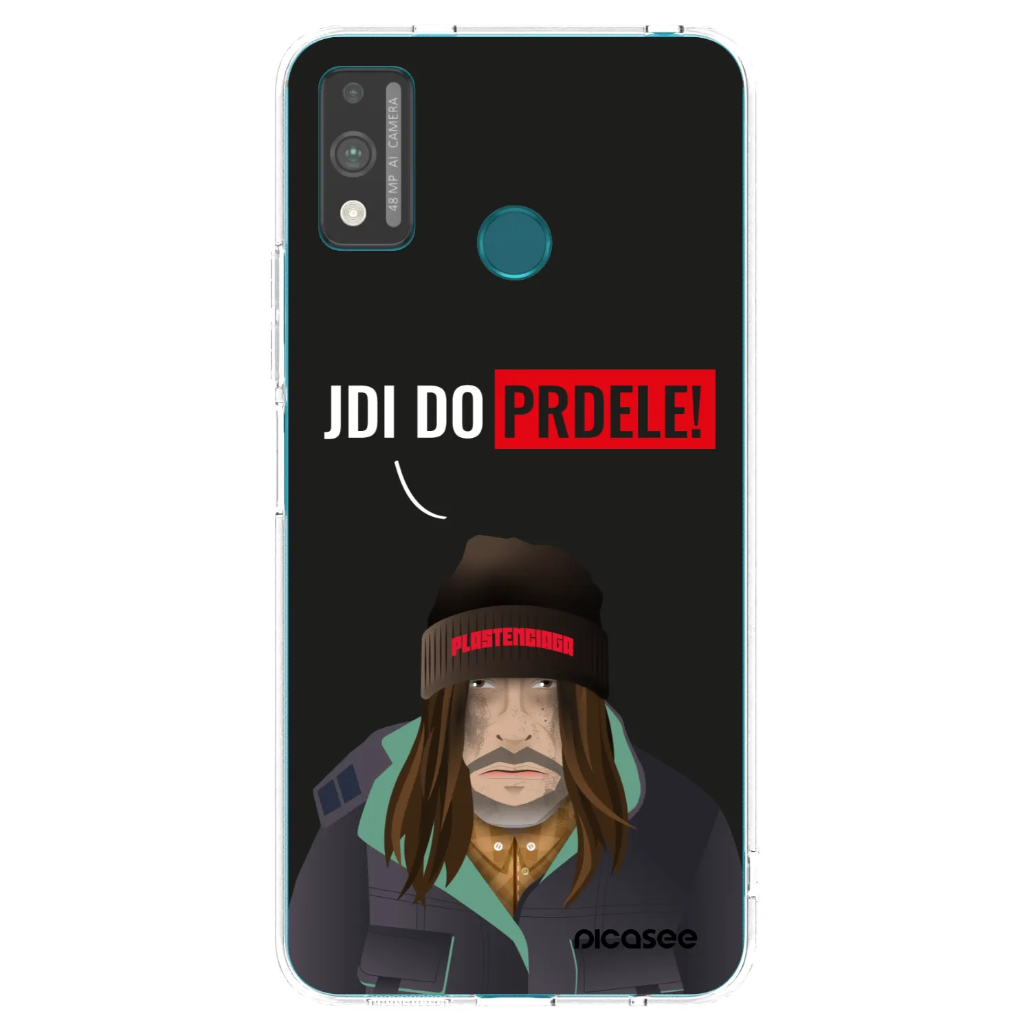 Picasee silikonový průhledný obal pro Honor 9X Lite - Bezďák