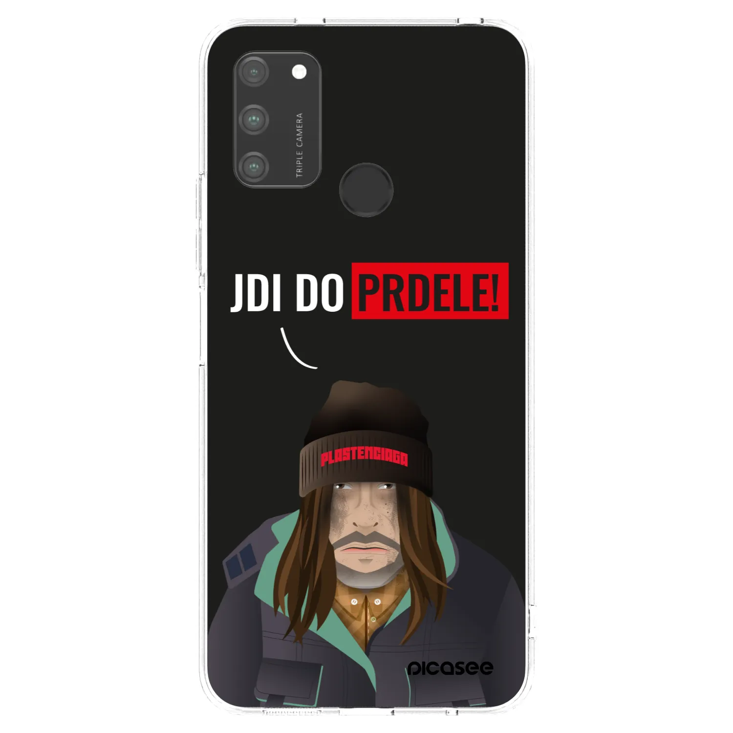 Picasee silikonový průhledný obal pro Honor 9A - Bezďák