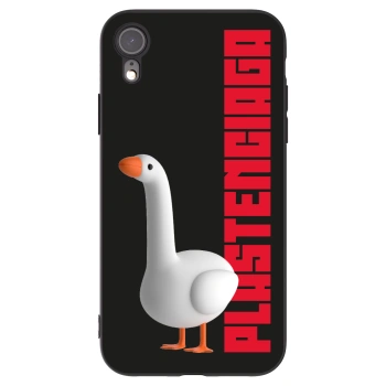 Picasee silikonový černý obal pro Apple iPhone XR - Kiky Ricky