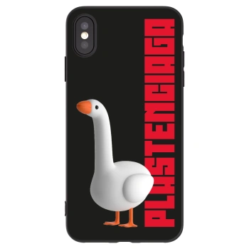 Picasee silikonový černý obal pro Apple iPhone XS Max - Kiky Ricky