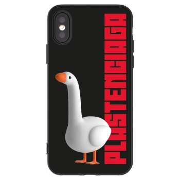 Picasee silikonový černý obal pro Apple iPhone X/XS - Kiky Ricky