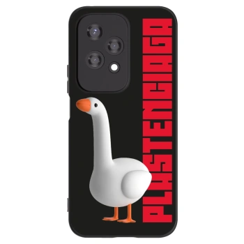 Picasee silikonový černý obal pro Honor 200 Lite - Kiky Ricky