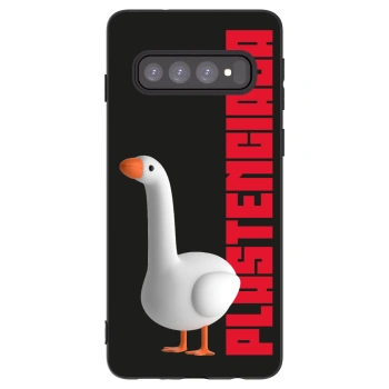Picasee silikonový černý obal pro Samsung Galaxy S10 G973 - Kiky Ricky