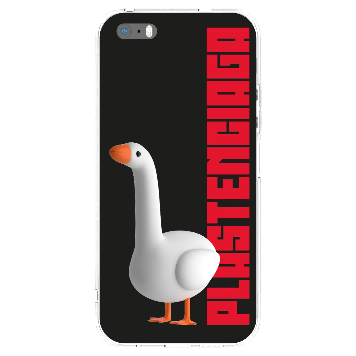 Picasee silikonový průhledný obal pro Apple iPhone 5/5S/SE - Kiky Ricky