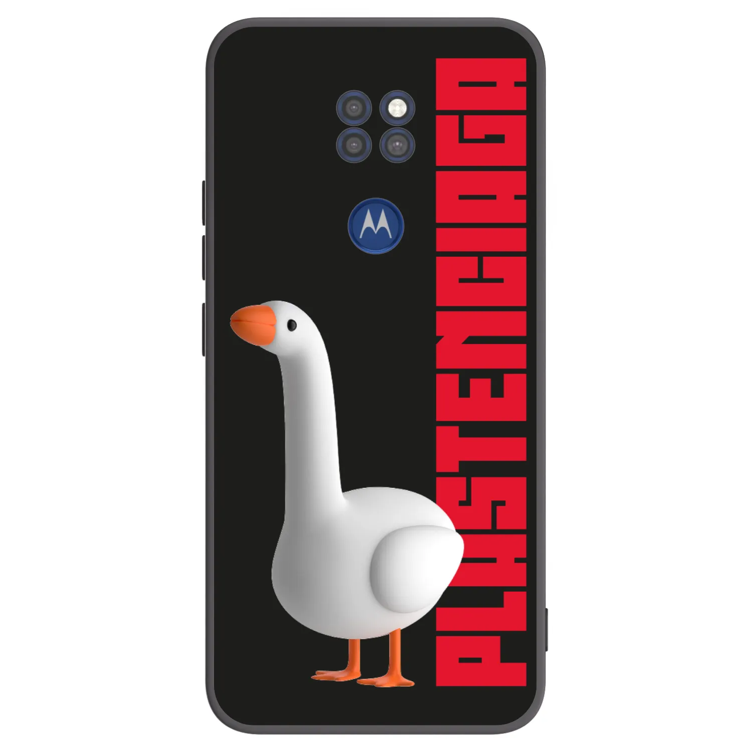 Picasee silikonový černý obal pro Motorola Moto G9 Play - Kiky Ricky