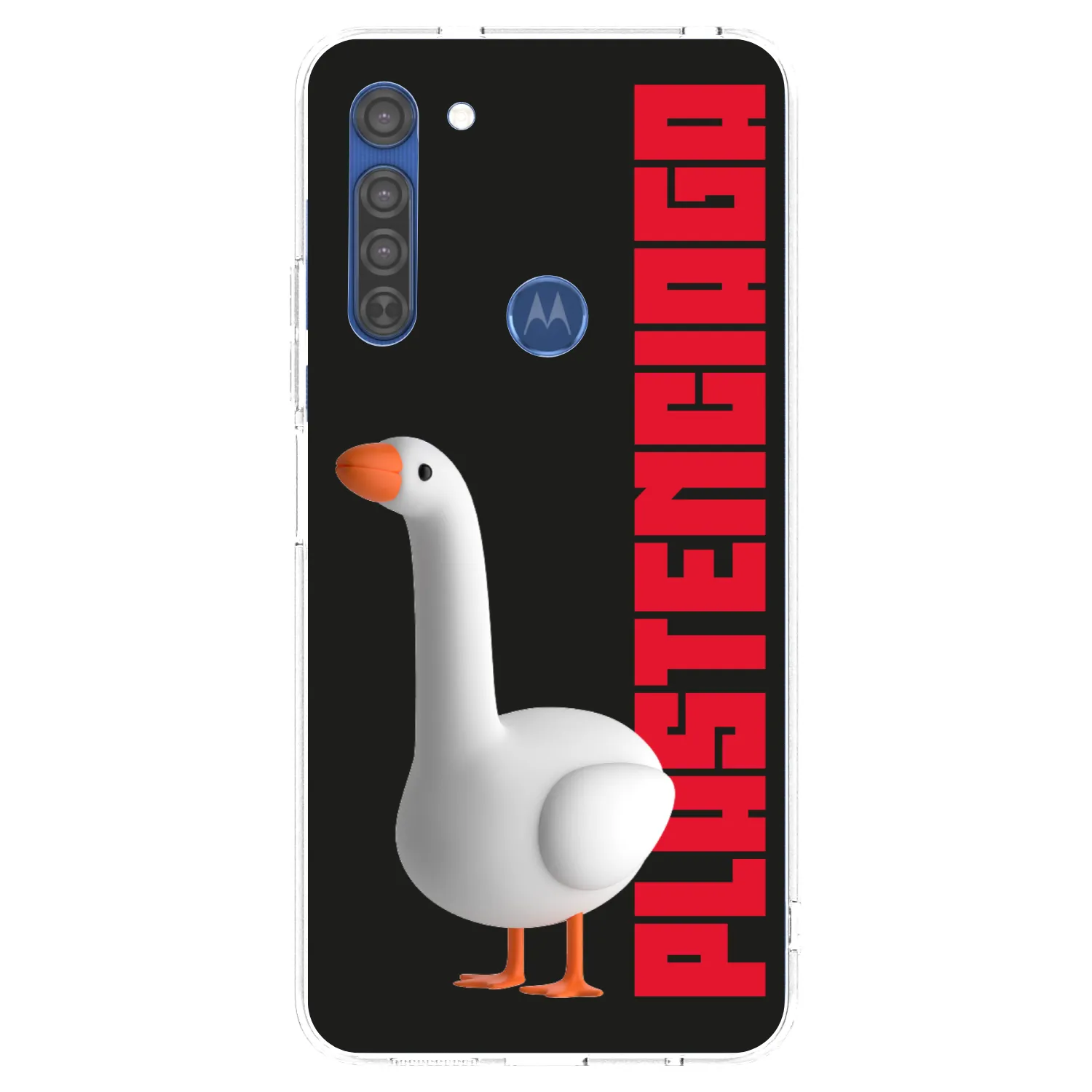 Picasee silikonový průhledný obal pro Motorola Moto G8 - Kiky Ricky