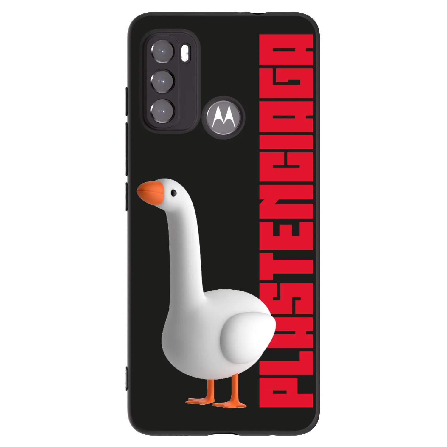 Picasee silikonový černý obal pro Motorola Moto G60 - Kiky Ricky