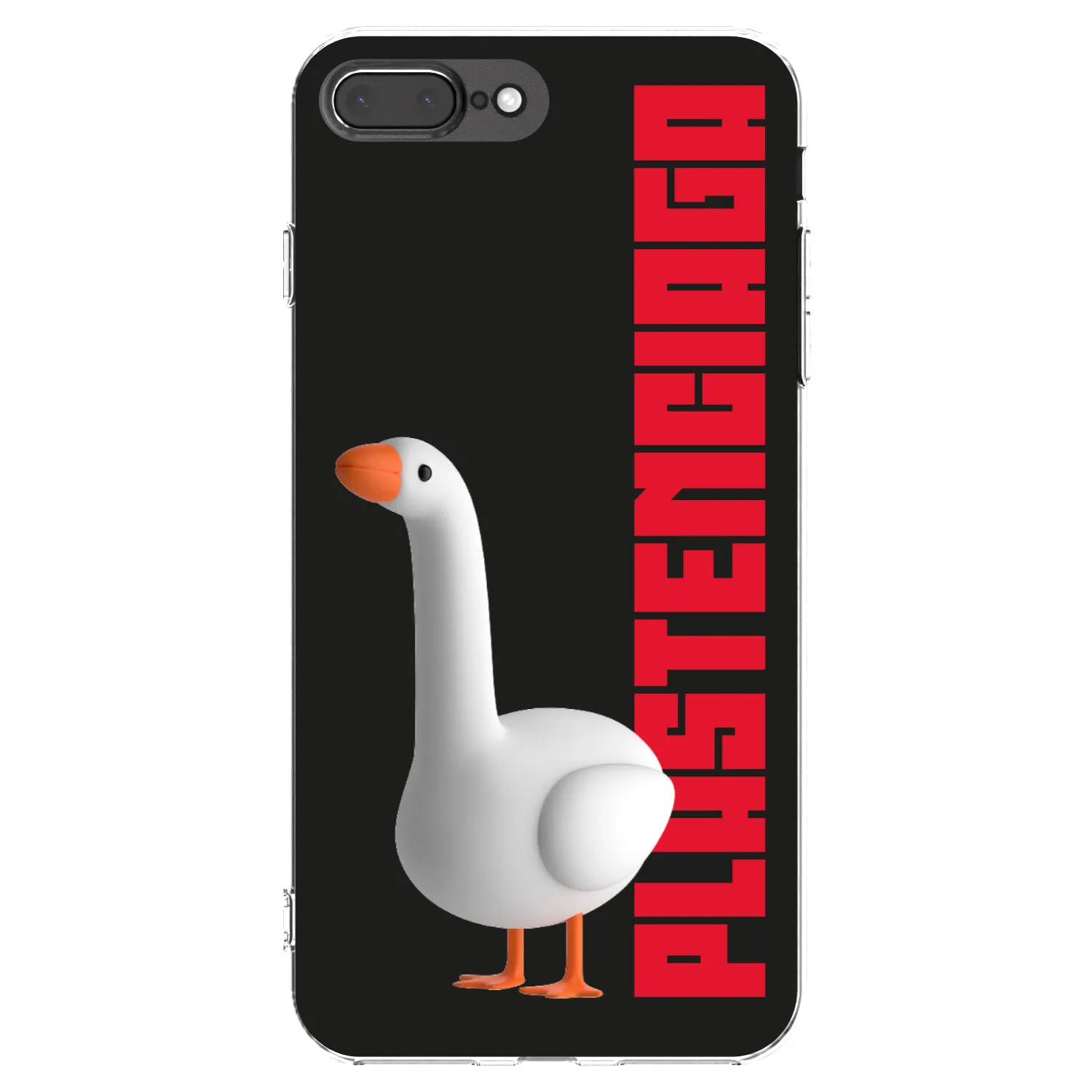 Picasee silikonový průhledný obal pro Apple iPhone 8 Plus - Kiky Ricky