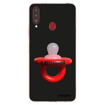 Picasee silikonový průhledný obal pro Samsung Galaxy A20s - Le Dudel