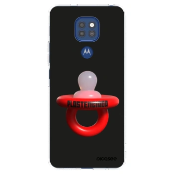 Picasee silikonový průhledný obal pro Motorola Moto G9 Play - Le Dudel