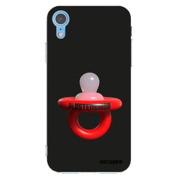 Picasee silikonový průhledný obal pro Apple iPhone XR - Le Dudel