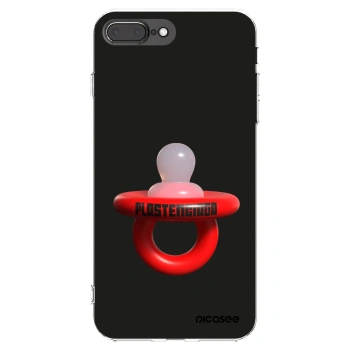 Picasee silikonový průhledný obal pro Apple iPhone 8 Plus - Le Dudel