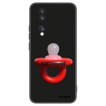 Picasee silikonový černý obal pro Honor 70 - Le Dudel