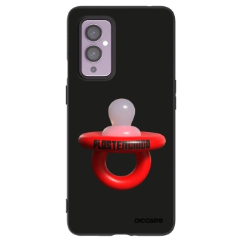 Picasee silikonový černý obal pro OnePlus 9 - Le Dudel