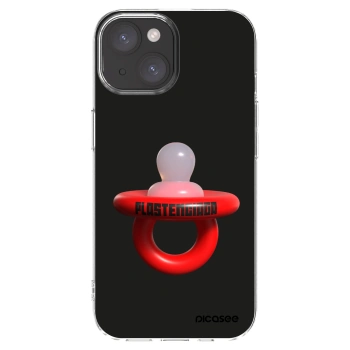 Picasee silikonový průhledný obal pro Apple iPhone 15 - Le Dudel