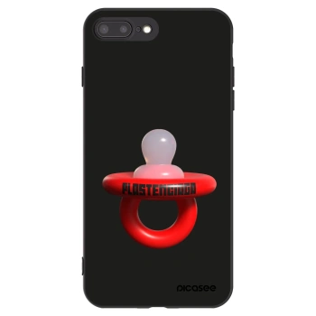 Picasee silikonový černý obal pro Apple iPhone 8 Plus - Le Dudel