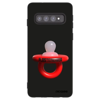 Picasee silikonový černý obal pro Samsung Galaxy S10 G973 - Le Dudel