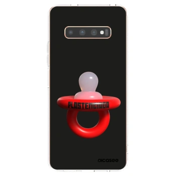 Picasee silikonový průhledný obal pro Samsung Galaxy S10 Plus G975 - Le Dudel