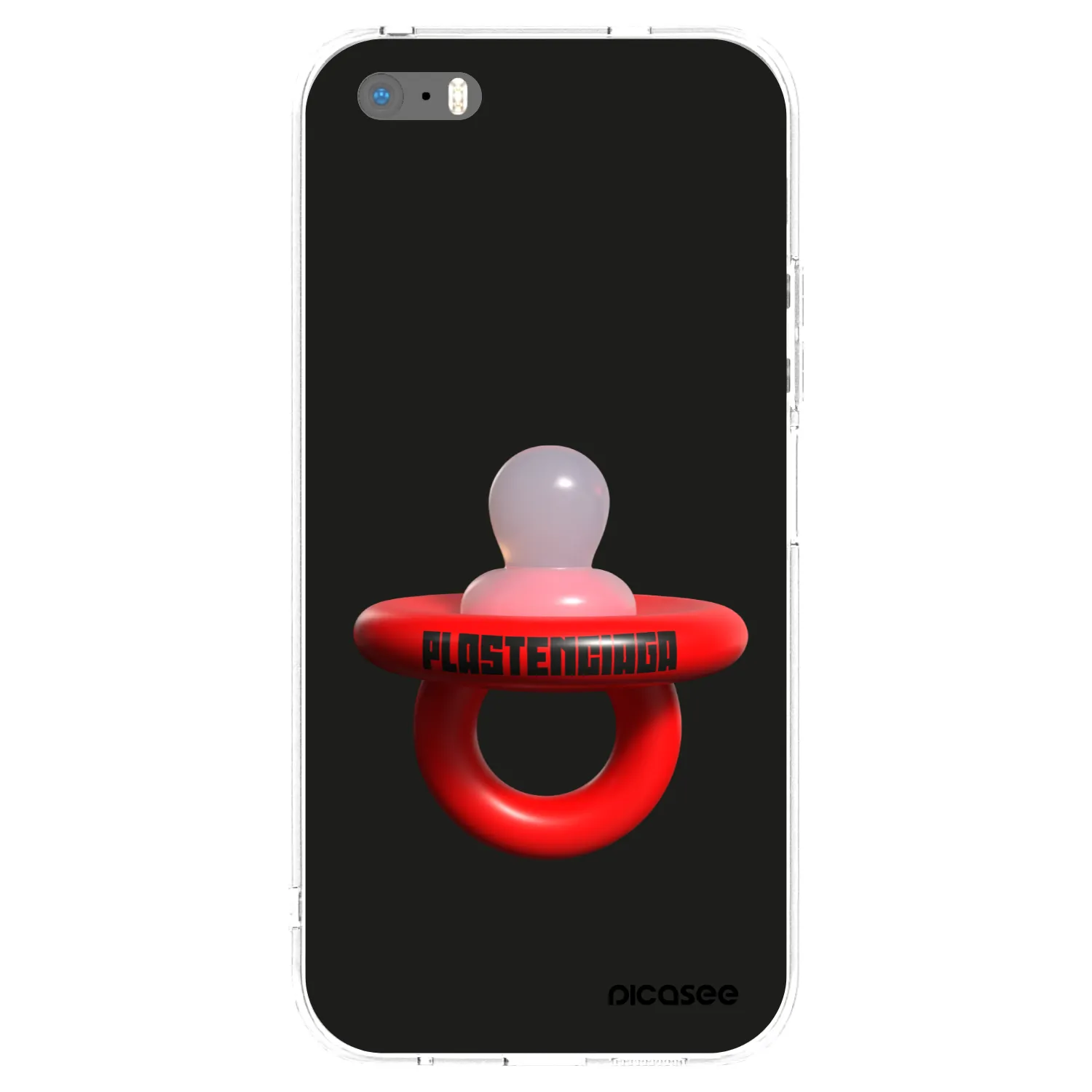 Picasee silikonový průhledný obal pro Apple iPhone 5/5S/SE - Le Dudel