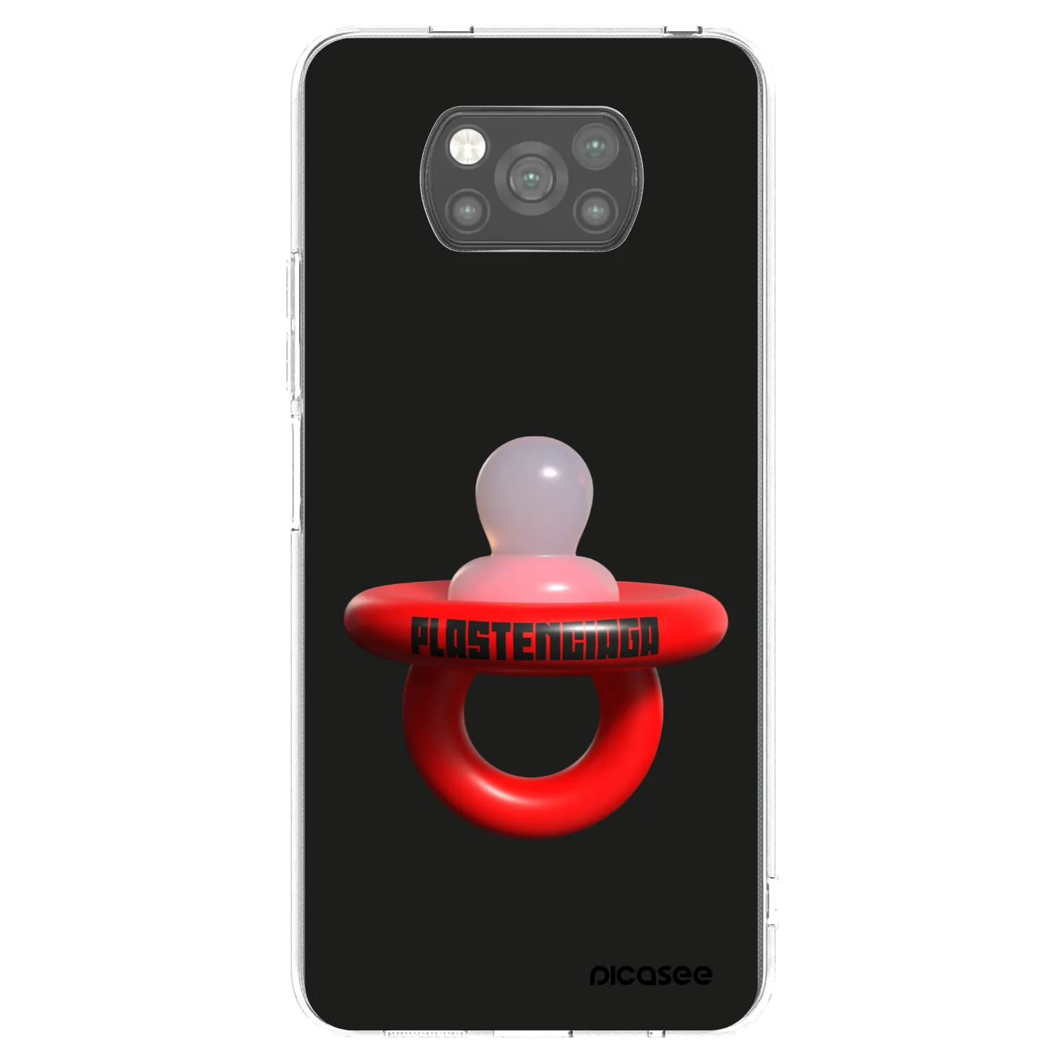 Picasee silikonový černý obal pro Xiaomi Poco X3 - Le Dudel