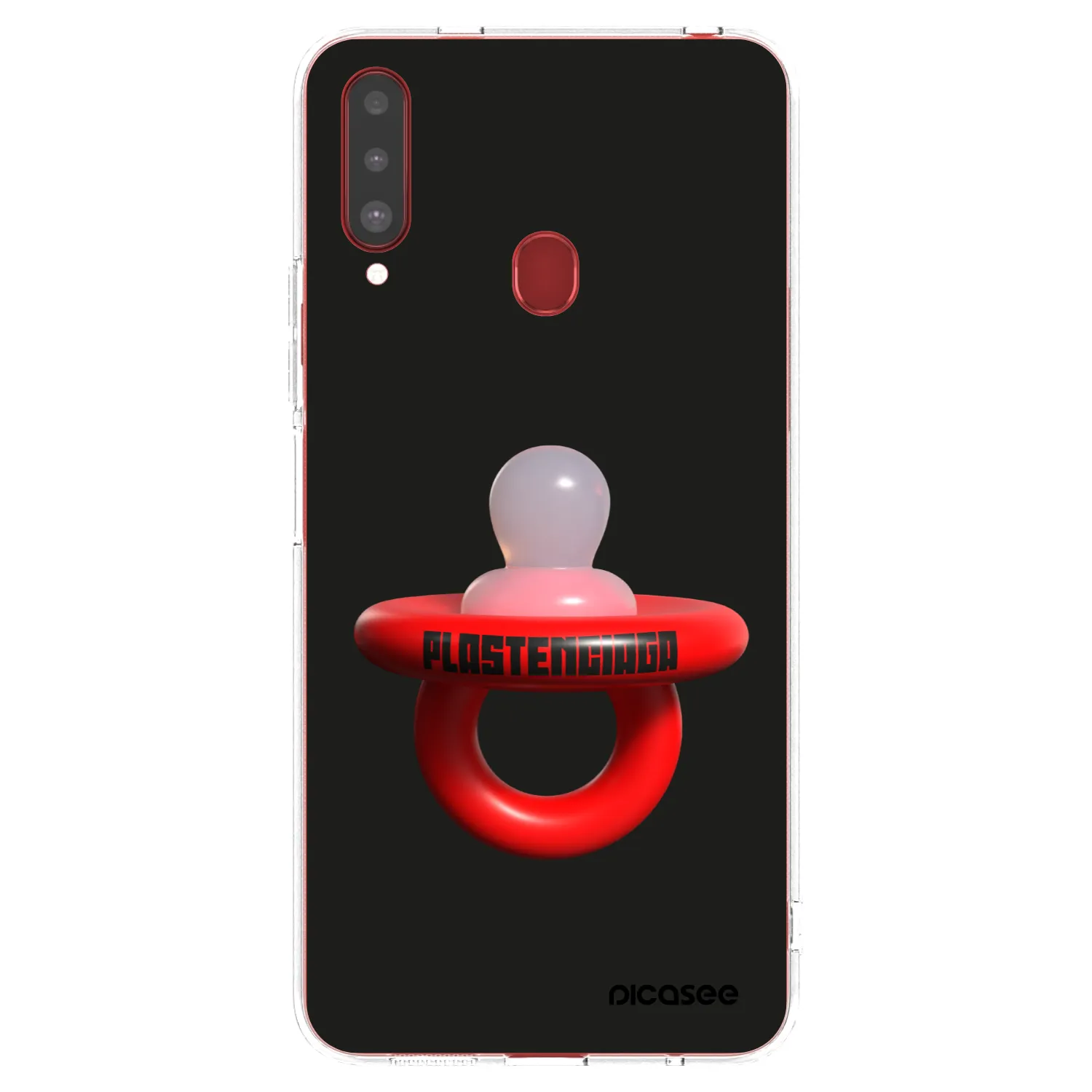Picasee silikonový průhledný obal pro Samsung Galaxy A20s - Le Dudel