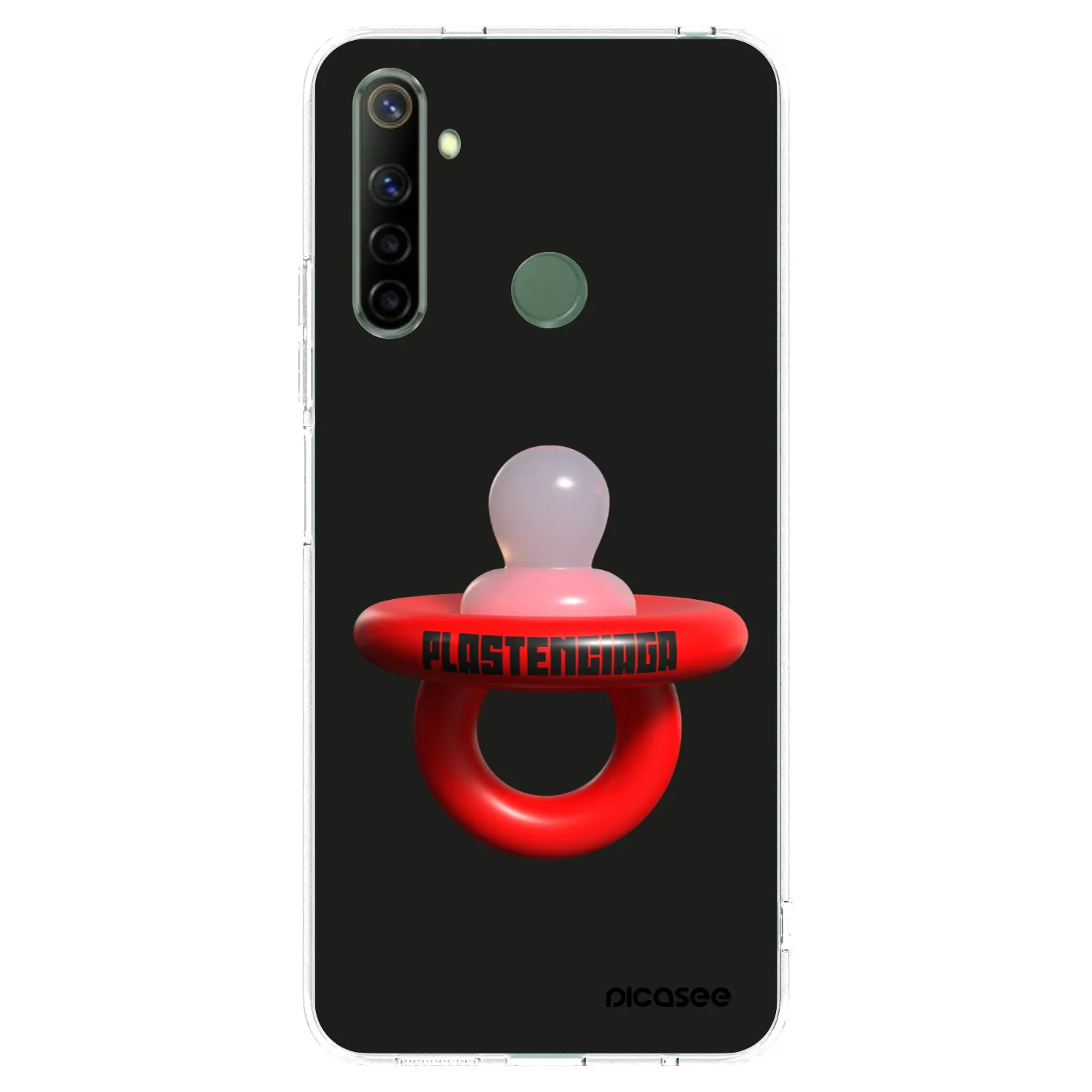 Picasee silikonový průhledný obal pro Realme 6i - Le Dudel