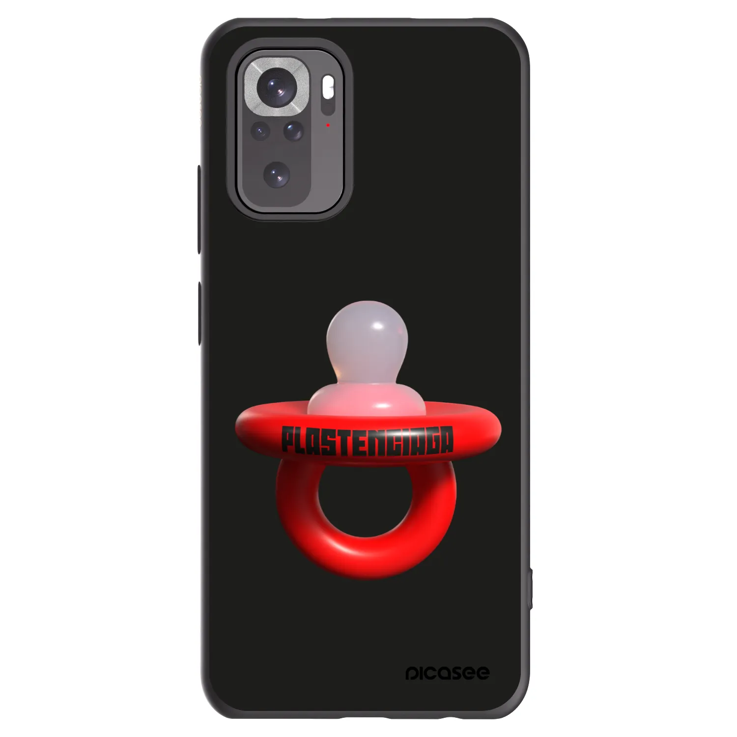 Picasee silikonový černý obal pro Xiaomi Redmi Note 10 - Le Dudel