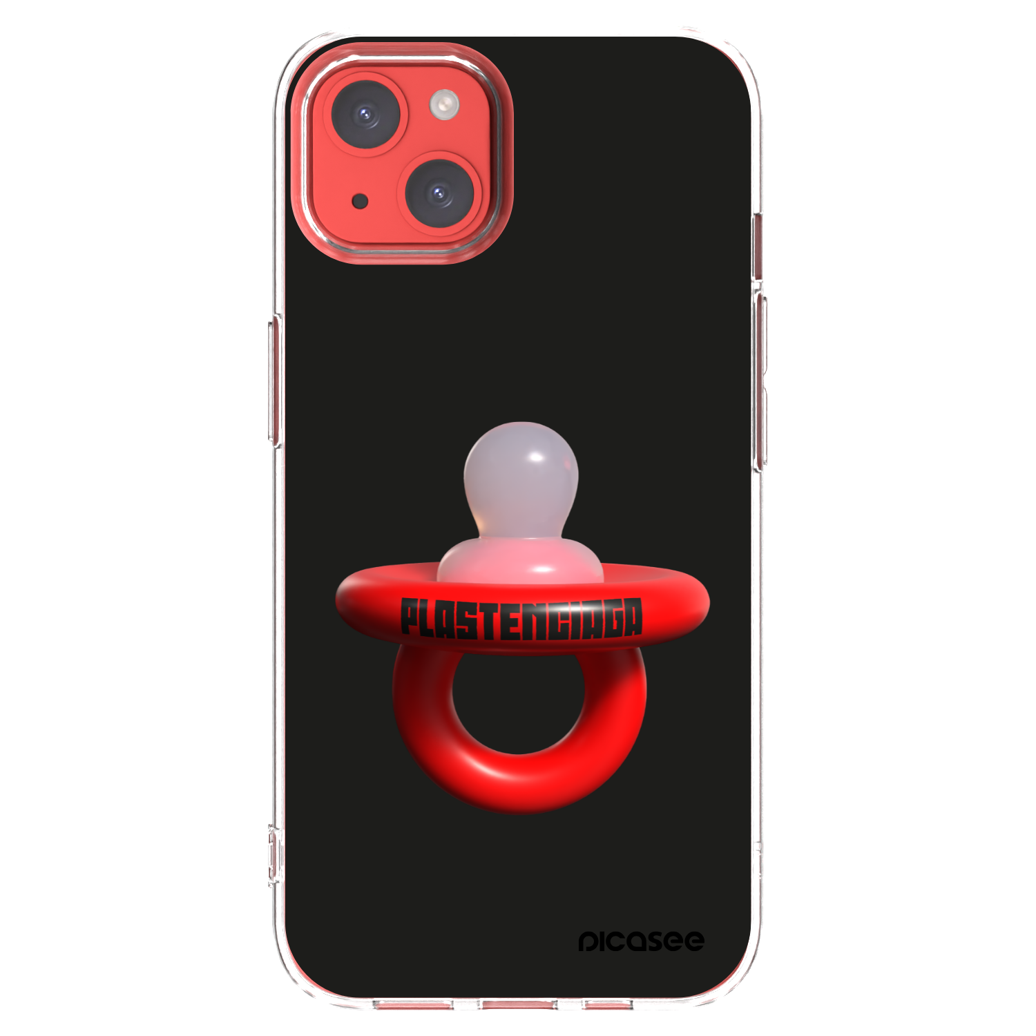 Picasee silikonový průhledný obal pro Apple iPhone 13 - Le Dudel