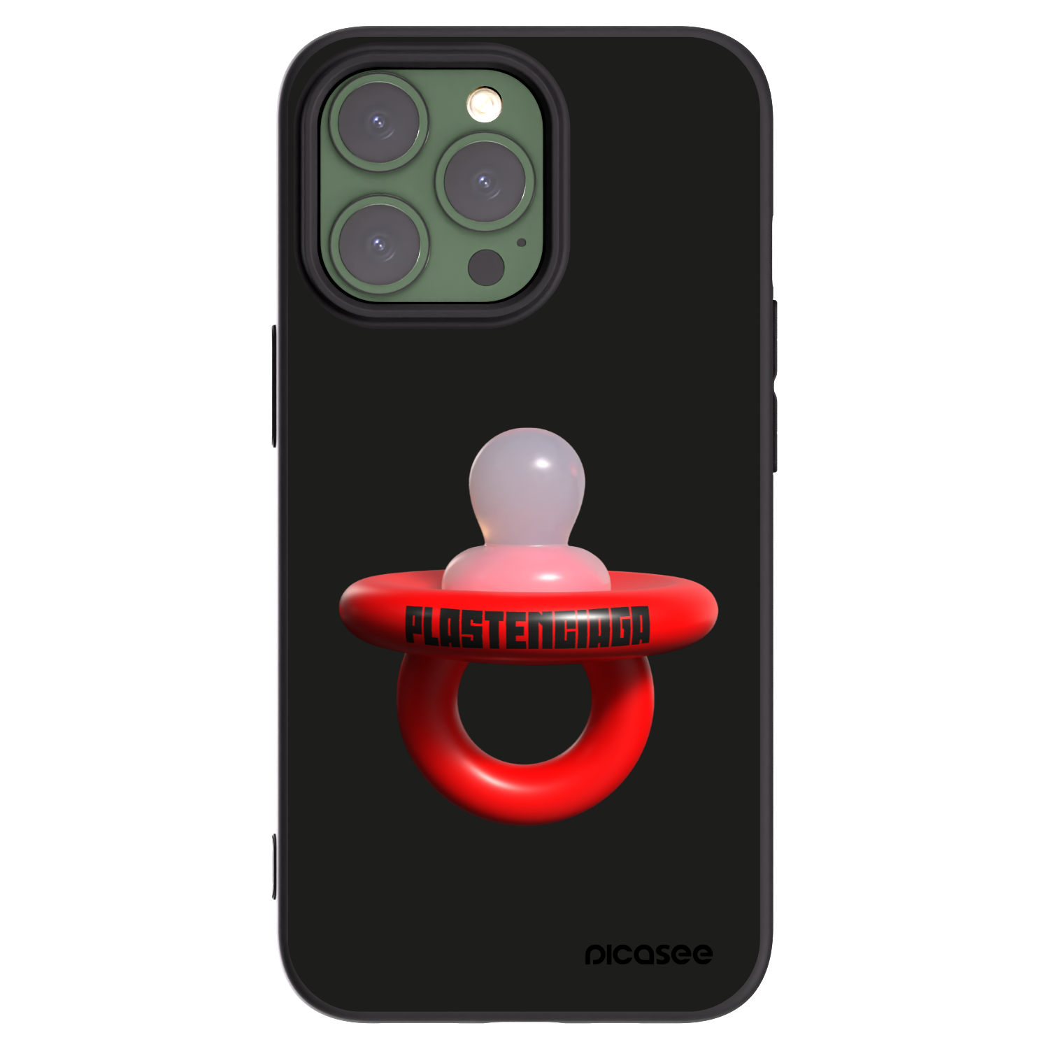 Picasee silikonový černý obal pro Apple iPhone 13 Pro - Le Dudel