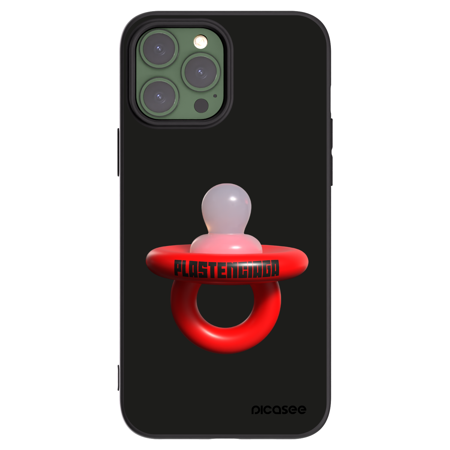 Picasee silikonový černý obal pro Apple iPhone 13 Pro Max - Le Dudel