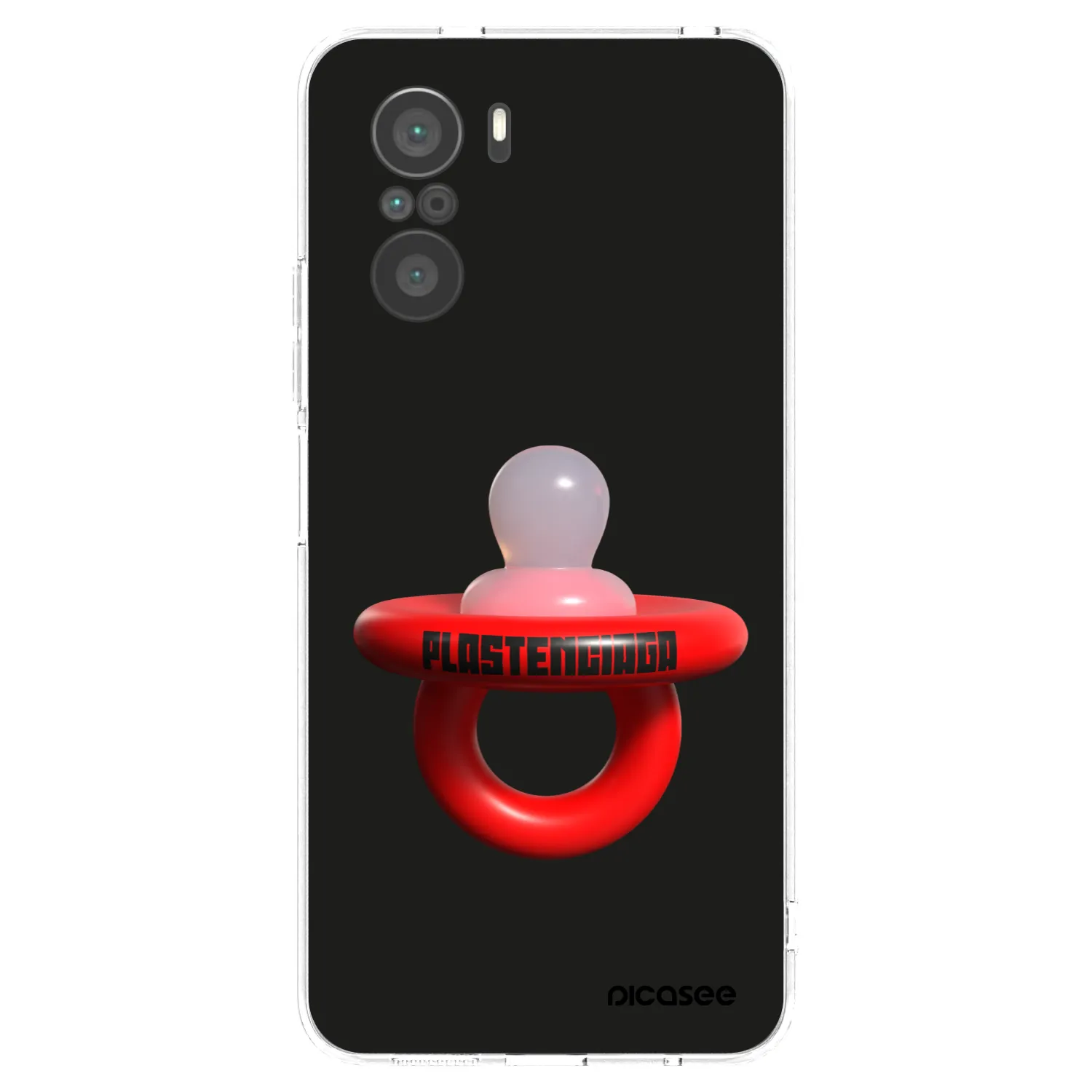 Picasee silikonový průhledný obal pro Xiaomi Poco F3 - Le Dudel
